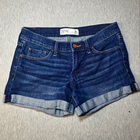Abercrombie & Fitch Pants - Abercrombie & Fitch Low Rise Denim Blue Women's Shorts Size 29
